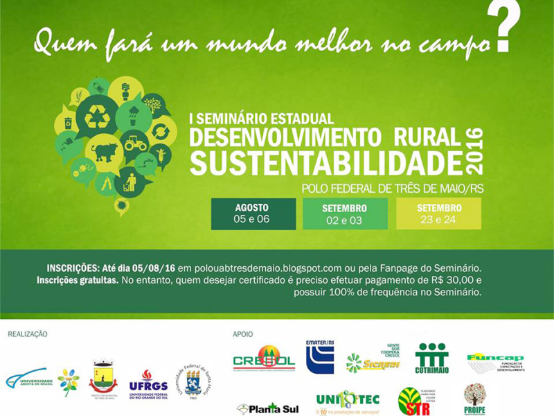 POLO FEDERAL SEDIA SEMINÁRIO DE DESENVOLVIMENTO RURAL 
